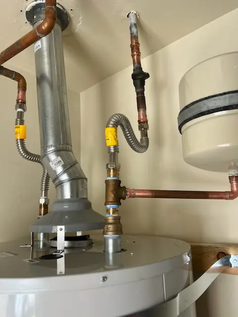 Water heater installation and plumbing repair in Comfort Hill